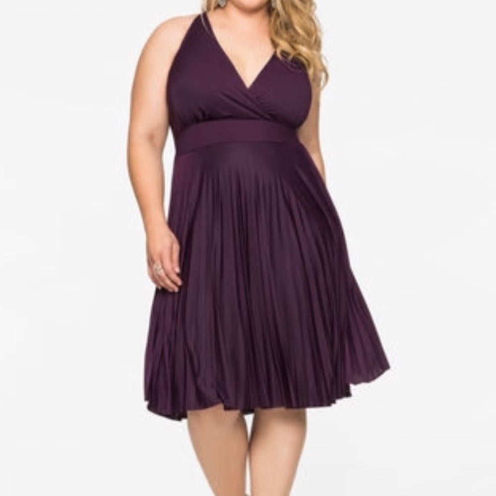 Purple Halter Dress